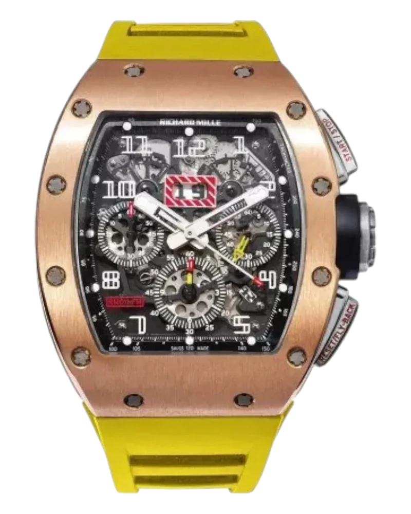 Richard Mille RM011 FM Felipe Massa Chronograph Watch Yellow