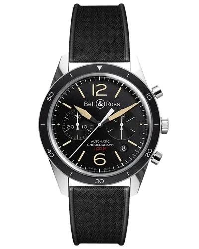 Bell & Ross Vintage Chronograph BRV126-ST-HER/SRB