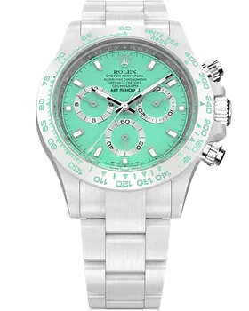 Rolex Cosmograph Daytona AET Remould Biscay Green White Ceramic