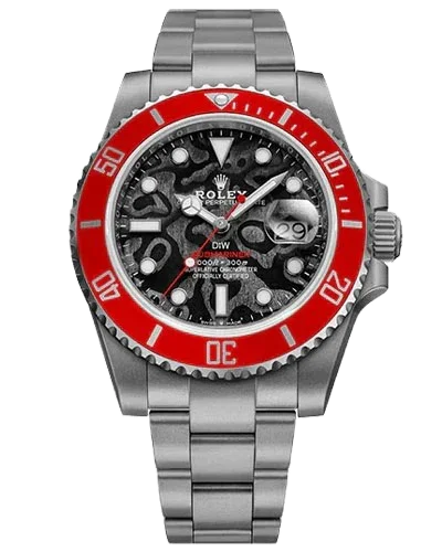 Rolex Submariner Date DiW Custom Red & Black