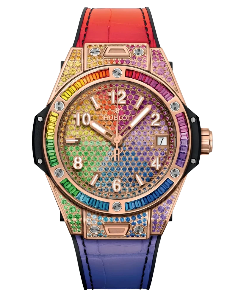 Hublot Big Bang One Click Rainbow King Gold 39 465.OX.9900.LR.0999