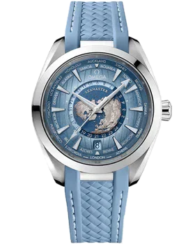 Omega Seamaster Aqua Terra Co-axial Master Chronometer GMT Worldtimer 220.12.43.22.03.002