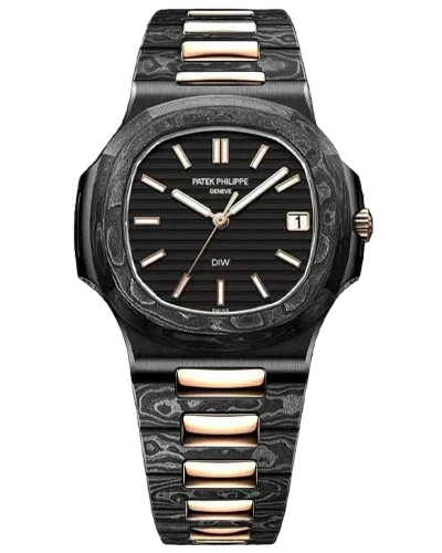 Patek Philippe Nautilus DiW Custom Carbon Black & Gold