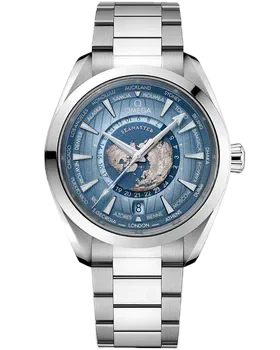 Omega Seamaster Aqua Terra Co-axial Master Chronometer GMT Worldtimer 220.10.43.22.03.002