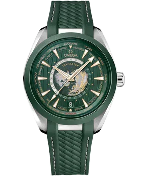 Omega Seamaster Aqua Terra Co-axial Master Chronometer GMT Worldtimer 220.32.43.22.10.001