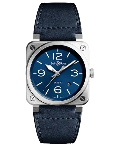 Bell & Ross Instruments BR0392-BLU-ST