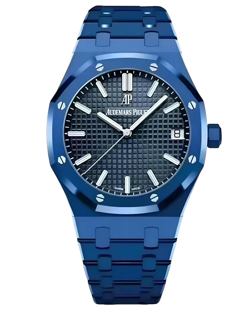 Audemars Piguet Royal Oak Ceramic 15500ST Full Blue Ceramic