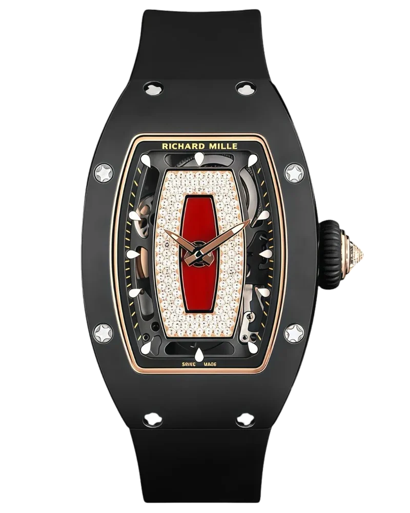 Richard Mille RM07-01 Black Ceramic Red Lips