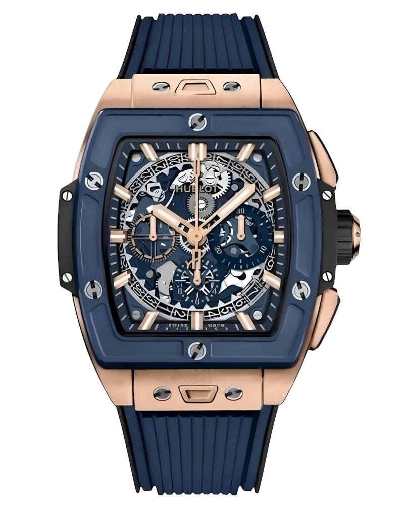 Hublot Spirit Of Big Bang King Gold Blue Ceramic 42 642.OL.7180.RX