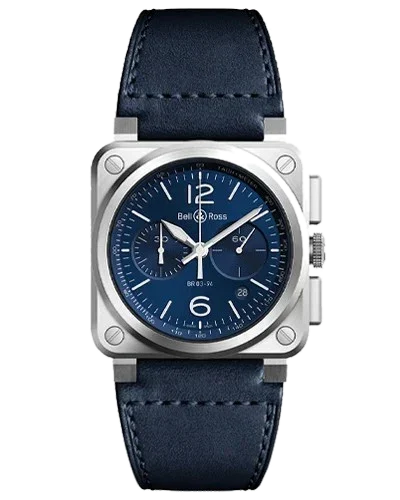 Bell & Ross Instruments Chronograph BR0394-BLU-ST
