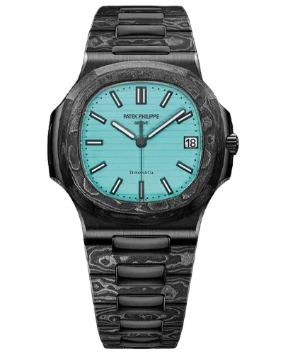 Patek Philippe Nautilus DiW Custom Carbon Black Grail Celeste