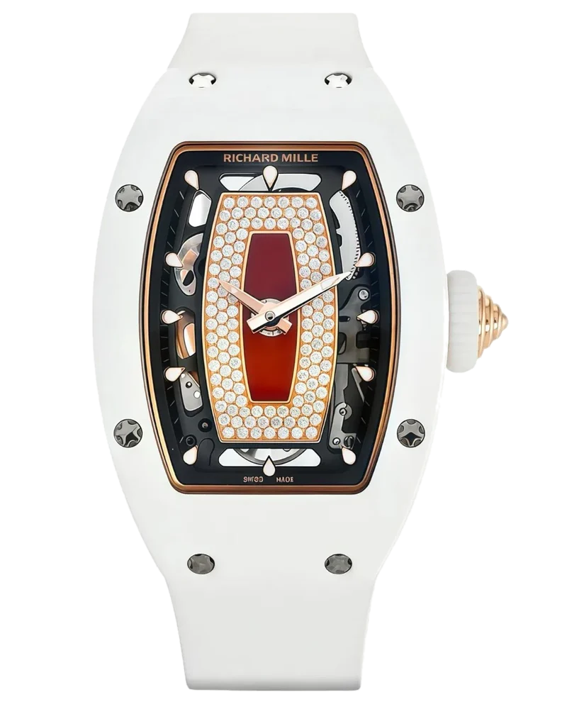 Richard Mille RM07-01 White Ceramic (Red Lips)
