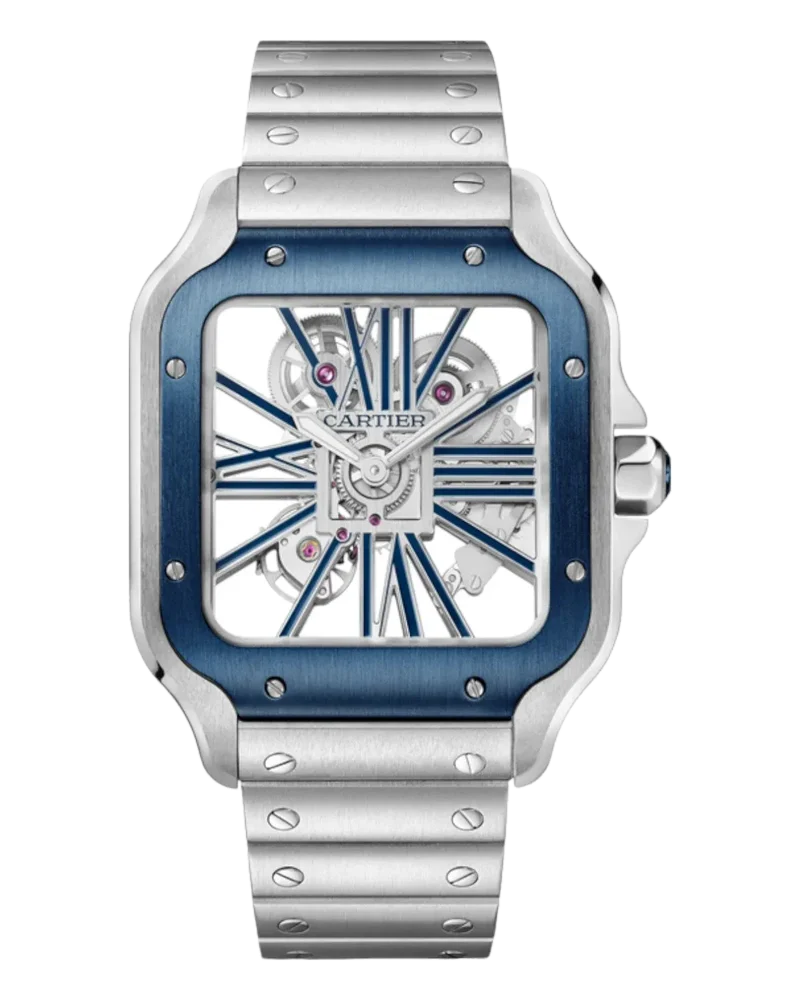 Cartier Santos de Cartier Large Skeleton WHSA0026