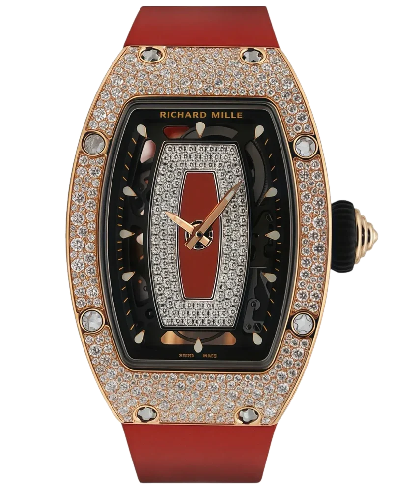 Richard Mille RM07-01 RG Snow Set Diamonds (Red Lips)