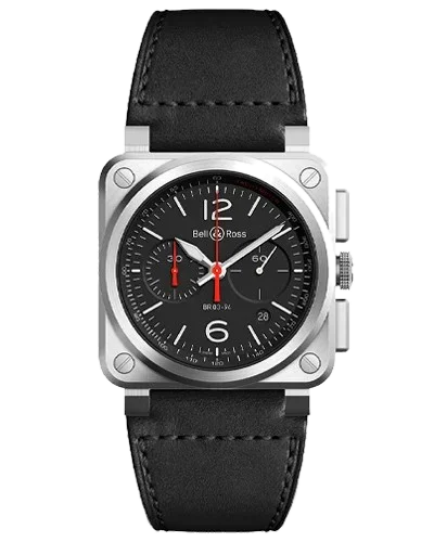 Bell & Ross Instruments Chronograph BR0394-BLC-ST