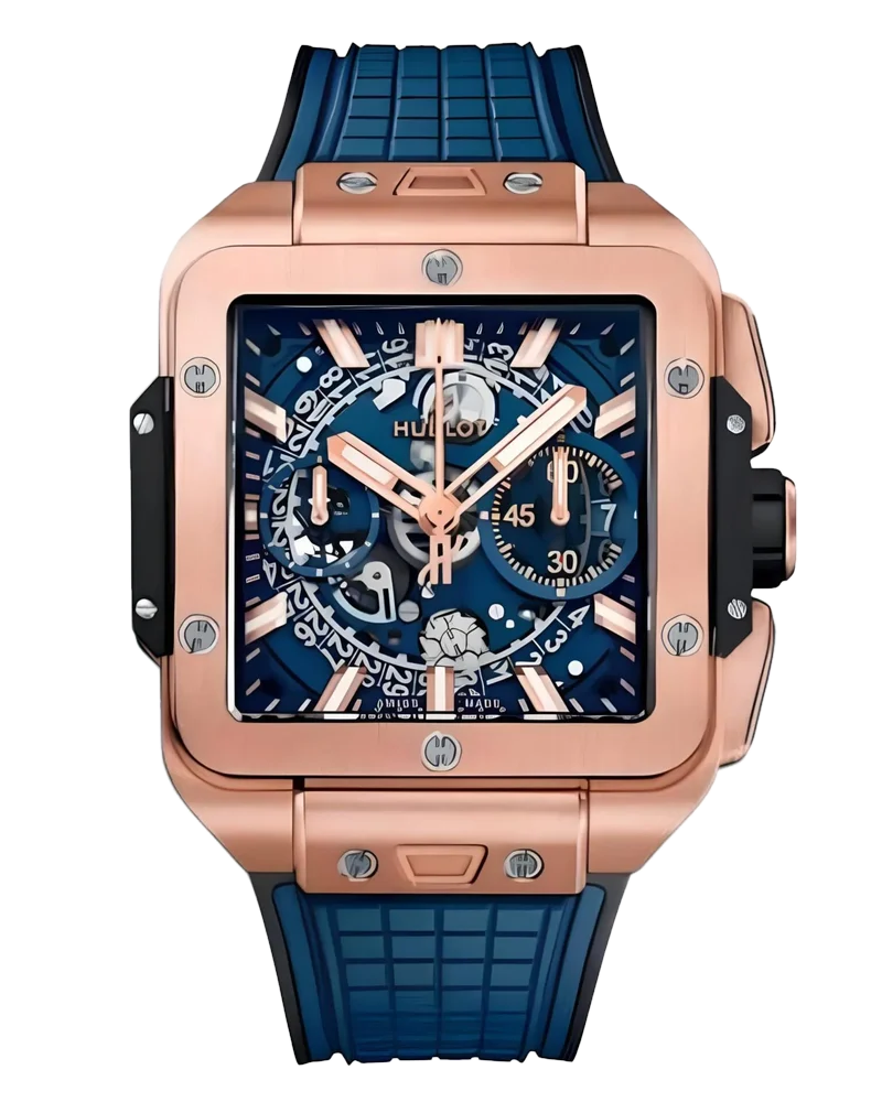 Hublot Square Bang Unico King Gold Blue 821.OX.5180.RX