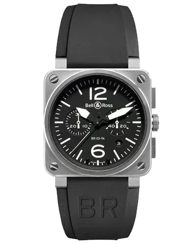 Bell & Ross Instruments Chronograph BR0394-BL-ST