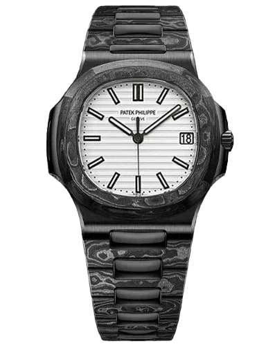 Patek Philippe Nautilus DiW Custom Carbon Black & White