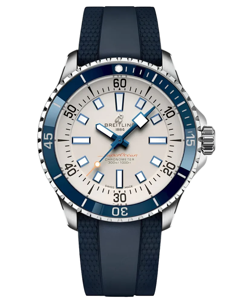Breitling Superocean Automatic 42mm Rubber Strap A17375E71G1S1