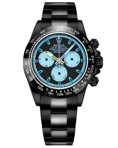 Rolex Cosmograph Daytona Blaken Custom Blue