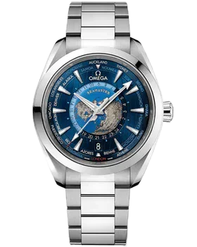 Omega Seamaster Aqua Terra Co-axial Master Chronometer GMT Worldtimer 220.10.43.22.03.001