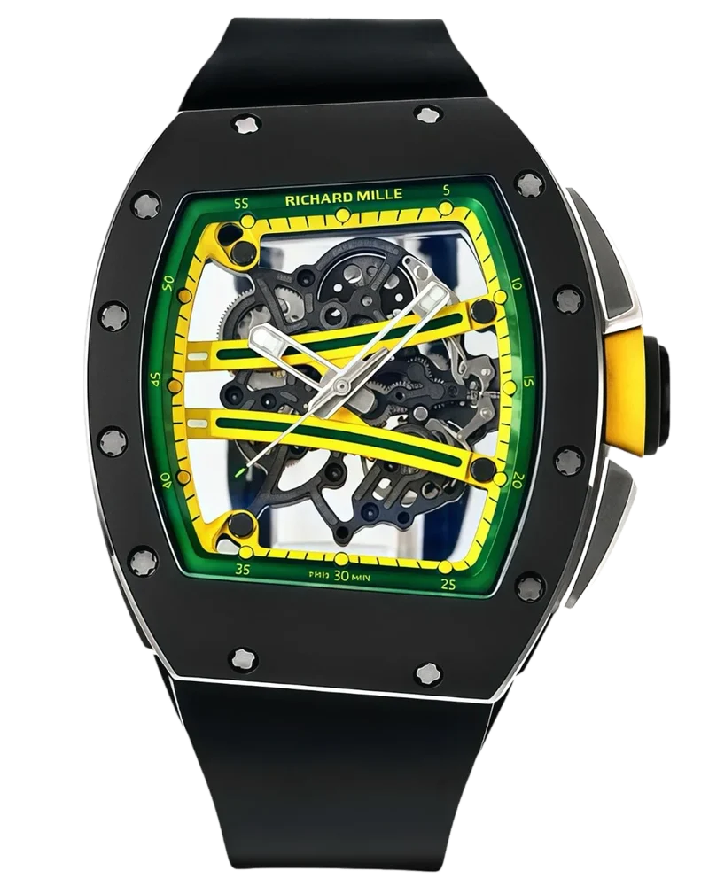 Richard Mille RM07-01 Black Ceramic 1 Row Diamonds