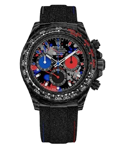 Rolex Cosmograph Daytona DiW Custom Carbon Military Black