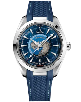 Omega Seamaster Aqua Terra Co-axial Master Chronometer GMT Worldtimer 220.12.43.22.03.001