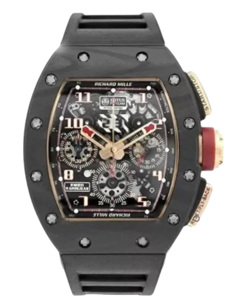 Richard Mille RM 011 Automatic Flyback Chronograph NTPT LOTUS F1 Team Romain Grosjean in Rose Gold