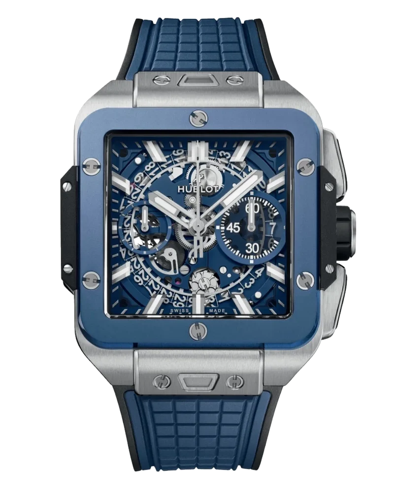 Hublot Square Bang Unico Titanium Blue Ceramic 821.NL.5170.RX