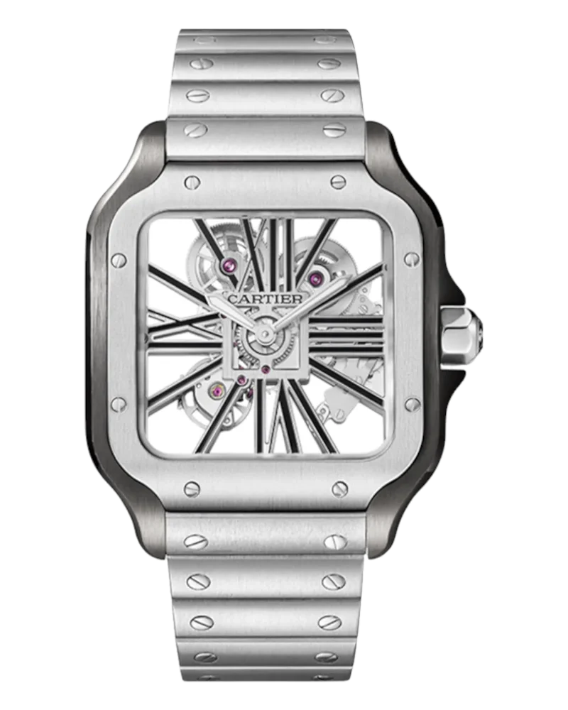 Cartier Santos de Cartier Large Skeleton WHSA0027