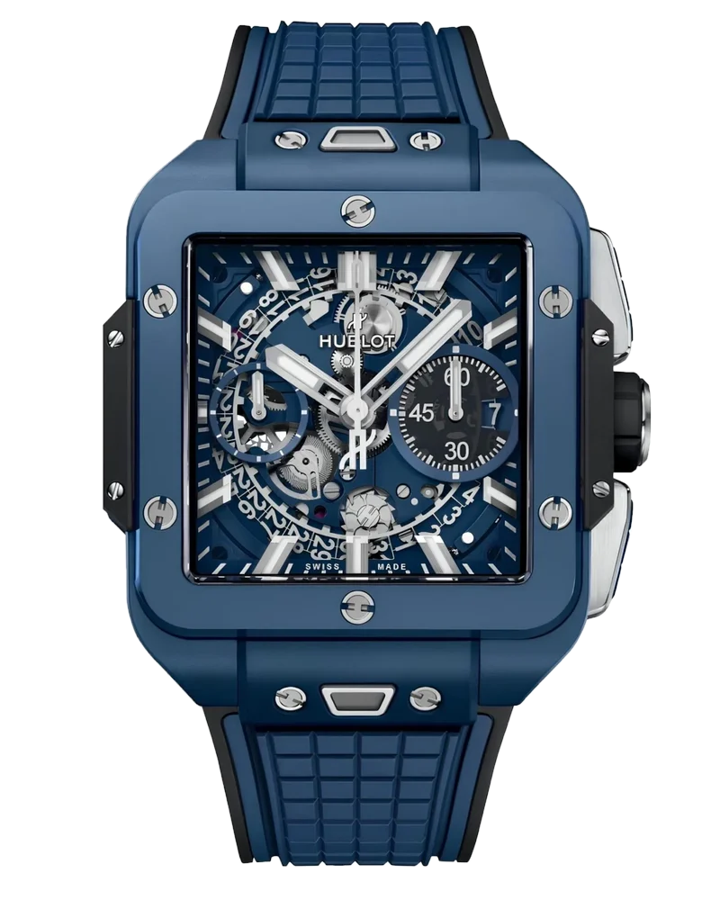 Hublot Square Bang Unico Blue Ceramic 821.EX.5170.RX
